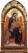Gentile da Fabriano Madonna and child,with sts.lawrence and julian Germany oil painting reproduction